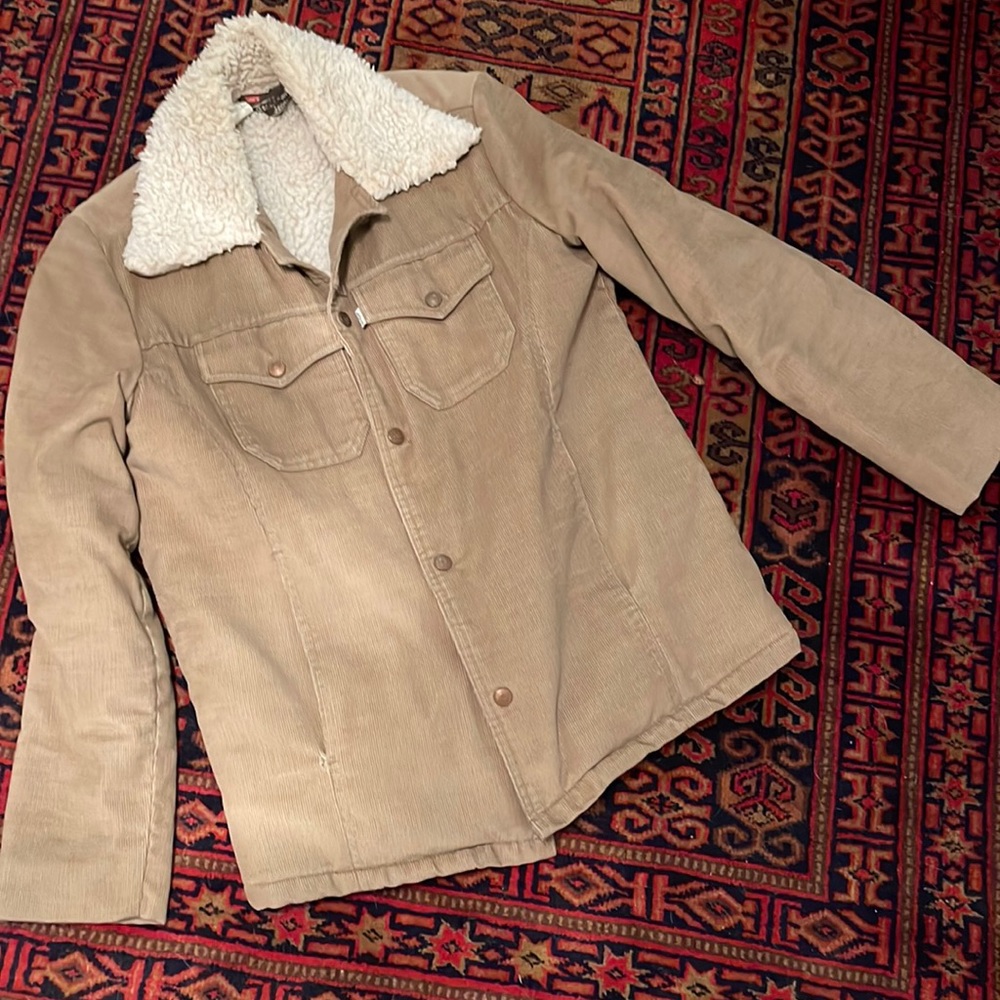 Men’s vintage Levi’s corduroy Sherpa trucker
